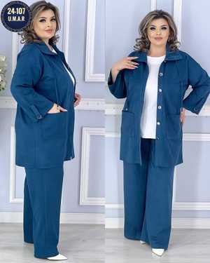 ЖЕНСКИЙ КОСТЮМ ДВОЙКА ТКАНЬ ВЕЛЬВЕТ