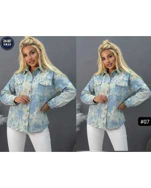 РУБАШКА ТКАНЬ ДЖИНСА