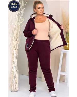 ЖЕНСКИЙ КОСТЮМ ДВОЙКА ТКАНЬ ТКАНЬ ТРЕХНИТКА + БАРАШЕК