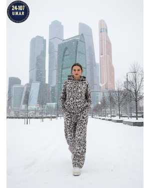 ЖЕНСКИЙ КОСТЮМ ДВОЙКА ТКАНЬ ФЛИС С НАЧЁСОМ