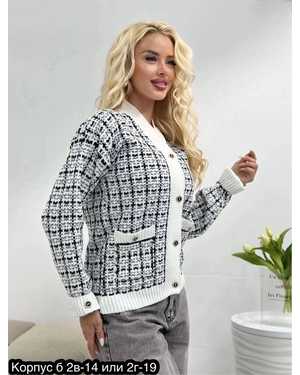 КАРДИГАН ТКАНЬ ШЕРСТЬ