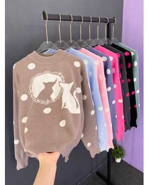 СВИТЕР ТКАНЬ ВЯЗАНИЕ КАШЕМИР