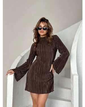 ПЛАТЬЕ ТКАНЬ ГОФРА