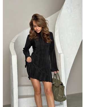 ПЛАТЬЕ ТКАНЬ ГОФРА