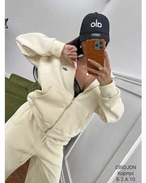 ЖЕНСКИЙ КОСТЮМ ТКАНЬ УТЕПЛЁННЫЙ С НАЧЕСОМ