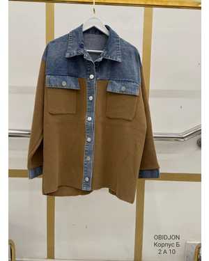 РУБАШКА ТКАНЬ ПЛЮШЕВАЯ ТКАНЬ ПЛЮС ВКЛЮЧЕНИЯ ДЖИНСОВОЙ