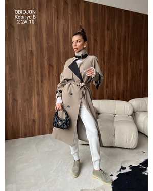 ТРЕНЧ ТКАНЬ ВИСКОЗА ХЛОПОК ВОДООТТАЛ