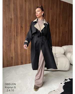 ТРЕНЧ ТКАНЬ ВИСКОЗА ХЛОПОК ВОДООТТАЛ