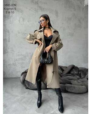 ТРЕНЧ ТКАНЬ ВИСКОЗА ХЛОПОК ВОДООТТАЛ