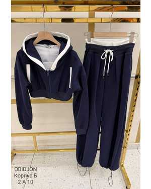 ЖЕНСКИЙ КОСТЮМ ДВОЙКА ТКАНЬ ТРЕХНИТКА