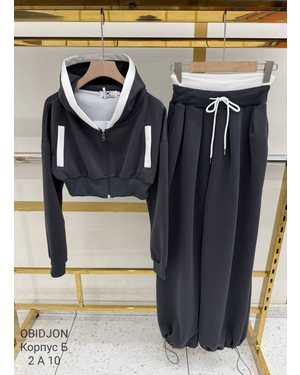 ЖЕНСКИЙ КОСТЮМ ДВОЙКА ТКАНЬ ТРЕХНИТКА