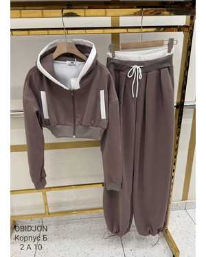 ЖЕНСКИЙ КОСТЮМ ДВОЙКА ТКАНЬ ТРЕХНИТКА