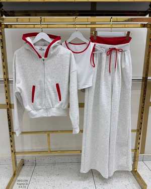 ЖЕНСКИЙ КОСТЮМ ТРОЙКА ТКАНЬ ТРЕХНИТКА