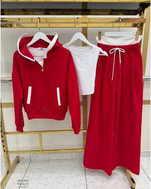 ЖЕНСКИЙ КОСТЮМ ТРОЙКА ТКАНЬ ТРЕХНИТКА