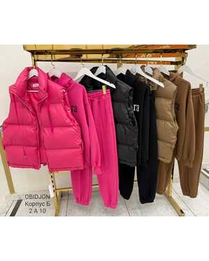 ЖЕНСКИЙ КОСТЮМ ТРОЙКА ТКАНЬ ФЛИС