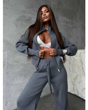 ЖЕНСКИЙ КОСТЮМ ТКАНЬ ВЯЗАНЫЙ