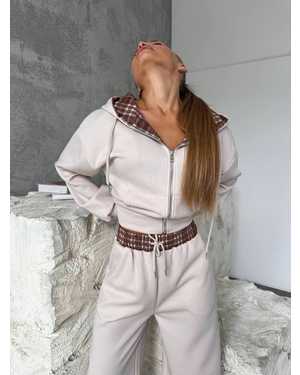 ЖЕНСКИЙ КОСТЮМ ДВОЙКА ТКАНЬ ВЫСОКОКАЧЕСТВЕННАЯ, ДЫШАЩАЯ ТКАНЬ