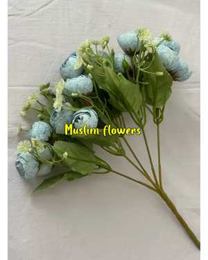 ИСКУССТВЕННЫЕ ЦВЕТЫ разные цвета Высота 30см 1 букет 5 ветка 15 цветок УПАКОВКА 50ШТ