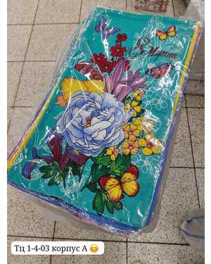 Вафельные кухонные полотенца, 8-марта Размер: 35*60 см. Количества: 12 шт Состав: 100 % хлопок. Узбекистан