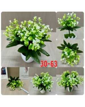 Искусственные цветы Размер 1 букет: 5 голов, 23 см 50 шт упаковка