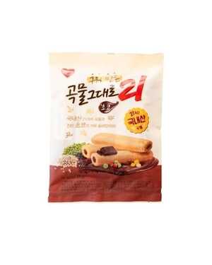 Злаковые трубочки с начинкой. Клубника, Шоколад и Сыр.КОРЕЯ без выбора 50 гр