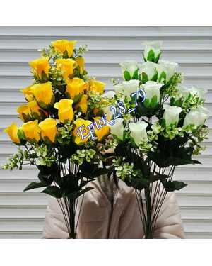 Искусственные цветы Размер:24 голова,высота 73см, 12 шт упаковка