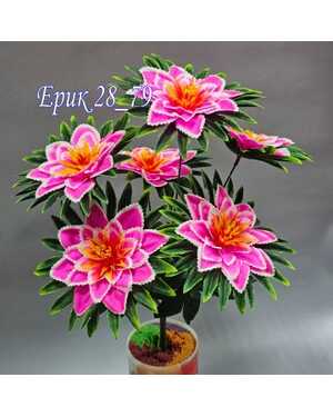 Искусственные цветы Размер:6 голов,высота 44см, 30 шт упаковка