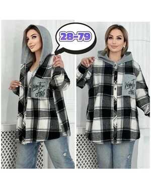 Женская рубашка ткань драп в размер