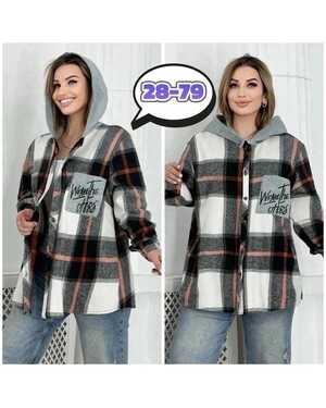 Женская рубашка ткань драп в размер