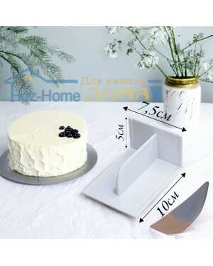 Утюжок для мастики (угол-прямой) пластик