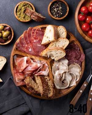 Менажница деревянная. 25см.