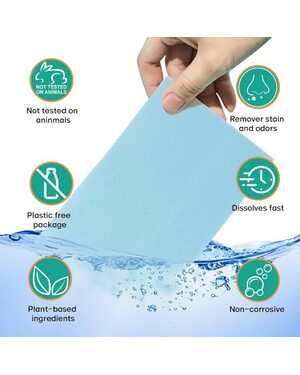 Пластины для мытья пола, салфетки растворимые, 30 шт