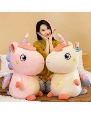 Мягкая игрушка-подушка Единорог с пледом (одеялом) внутри 3 в 1, 60 см