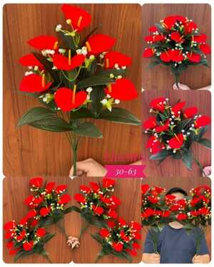 Искусственные цветы Размер 1 букет: 9 голов , 48см 10 шт