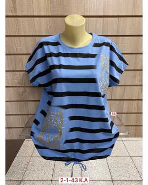 ЖЕНСКАЯ ФУТБОЛКА Состав 95% COTTON, 5% SPANDEX Размер 54до58 (ЕДИНЫЙ)