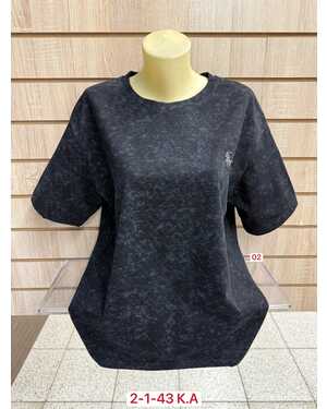 ЖЕНСКАЯ ФУТБОЛКА Состав 95% COTTON, 5% SPANDEX Размер 50до54 (ЕДИНЫЙ)