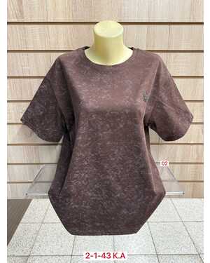 ЖЕНСКАЯ ФУТБОЛКА Состав 95% COTTON, 5% SPANDEX Размер 50до54 (ЕДИНЫЙ)