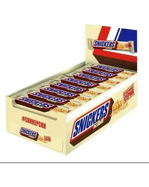 Сникерс Супер Белый: Snickers 32 шт