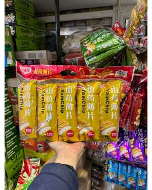 Китайский чипсы Yam Chip Упаковка 10шт 33г