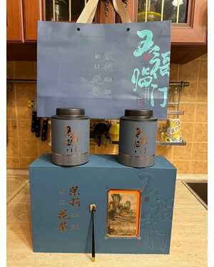 Чай пуэр подарочный деревянный + сумка Китай набор