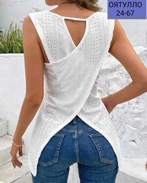 ЖЕНСКАЯ БЛУЗКА ТКАНЬ Х/Б