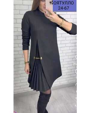 ЖЕНСКОЕ ПЛАТЬЕ ТКАНЬ КРЕП ШИФОН В РАЗМЕР