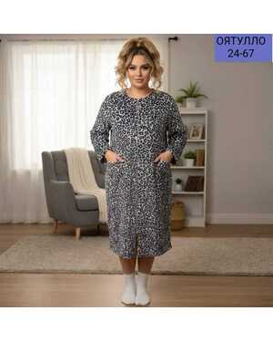 ЖЕНСКИЙ ХАЛАТ ТКАНЬ ТУРЕЦКИЙ БАМБУК