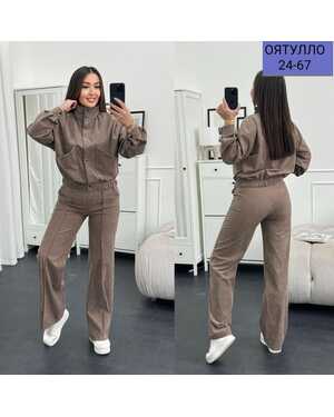 ЖЕНСКИЙ КОСТЮМ ТКАНЬ ВЕЛЬВЕТ