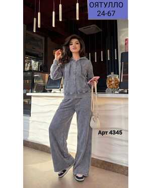 Женский костюм-двойка. Размеры: M (44–46), L (46–48), XL (48–50). Фабричное качество Ткань — варёнка