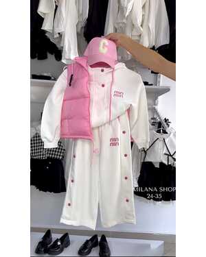 Женский костюм Ткань: Костюм трёхнитка на флисе (Жилетка с наполнителем из холлофайбера)