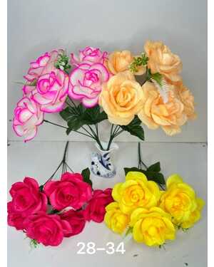 Искусственные цветы Размер 40см 6. голова В Упаковка 40 шт