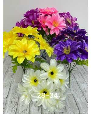 Искусственные цветы Размер 30см 6. голова В Упаковка 40 шт