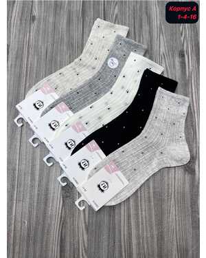 Женские носочки Состав хлопок Качество люкс В упаковка 10 пар Размер 36-41