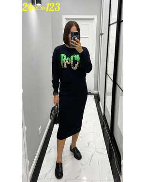 женская двойка Размер: единый 44–50. Ткань: кашемир